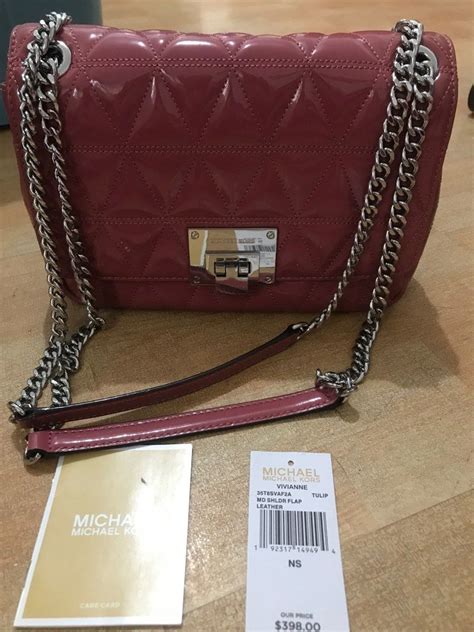 michael kors damen tasche md shldr flap leder vivianne